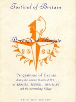 Borough of Reigate Festival of Britain programme of events 6345/File1