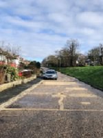 Photo showing a road after concrete milling