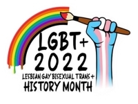2022 LGBT+ History Month logo