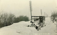 Farnham Road in snow