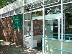 Dittons Library entrance
