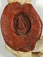 pider seal of John Shenfelde, 1467 (SHC ref 6330/3/9/30)