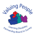 Logo for the Learning Disability Partnership Board in Surrey