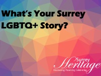 What's your Surrey LGBTQ+ Story logo