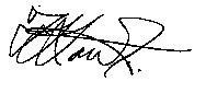 Francis' signature