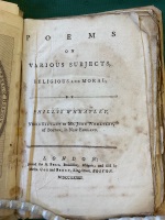 Title page of Poems on Various Subjects, Religious and Moral 1773