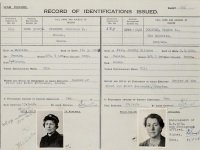 Personnel identity register entries for Florence E Forrest and Violet E Bolster 7532/1 page 285