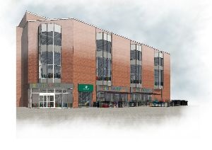 Artist impression of the New Staines Hub