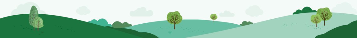 LGR branded banner with image of cartoon trees