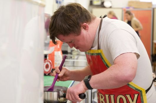 Supported learners cooking
