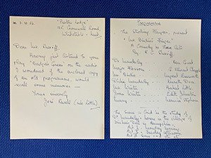 Jose Revelle letter to RC Sherriff 1956 thumbnail
