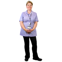 Nurse in uniform