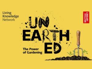 Unearthed logo showing soil and a spade