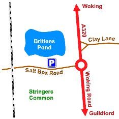 Brittens Pond map