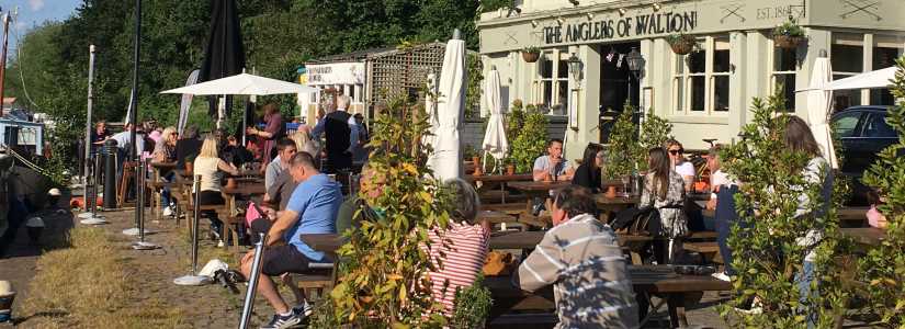 A pub garden