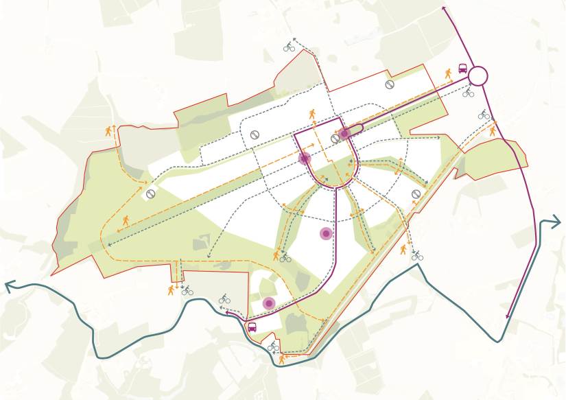 sample of a travel plan map