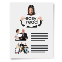 Easy read leaflet page