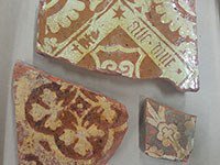 Floor tiles from Oatlands Palace