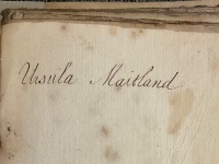 Signature of Ursula Maitland 
