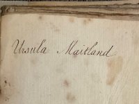 Signature of Ursula Maitland 