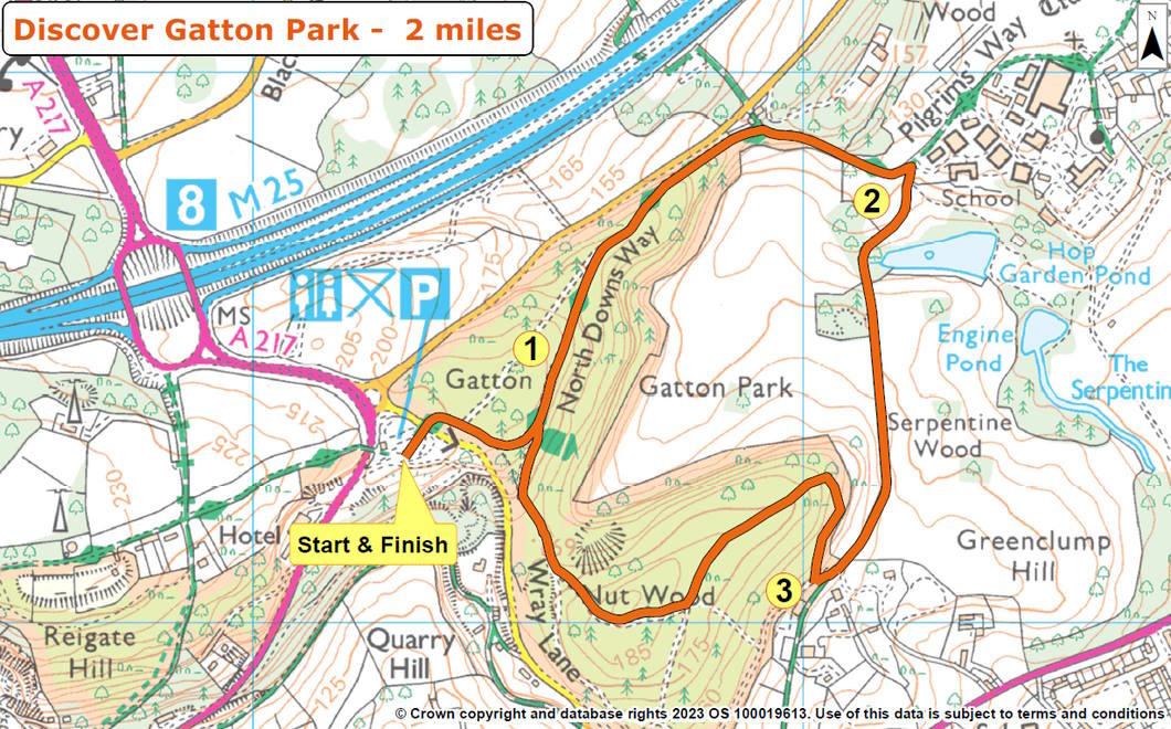 The details of the route are described on this page. Select map to open a larger version that can be saved or printed.