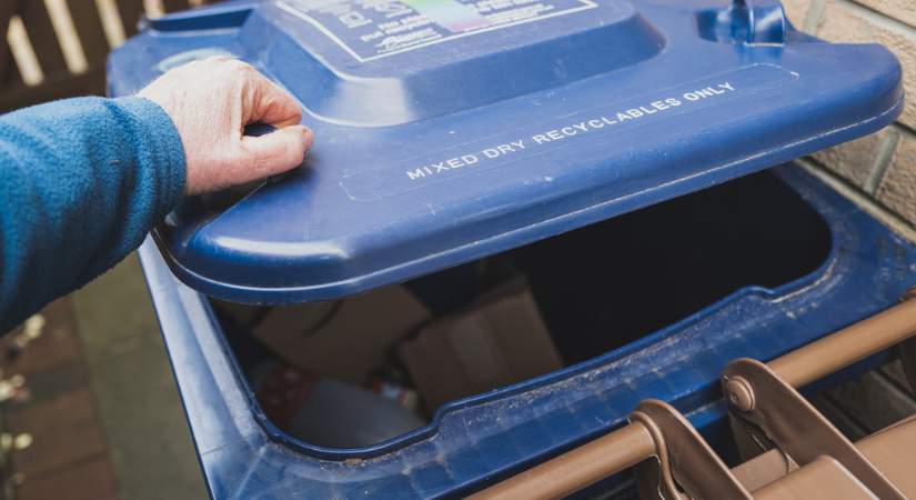 Dry recycling bin 
