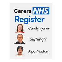 NHS carers register with three people