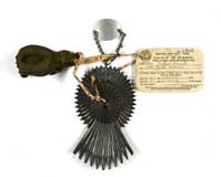 Driving licence, leather wristband, cockade from driving cap and RAF dog tag of Arthur Coombs, 1917-1918 (SHC ref SGW/12/18)