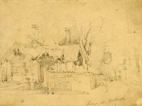 Sketch of Lodge at Eastwick, c.1840s (SHC ref 8582/8)