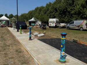 Bollards and lamposts