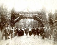 Albury parish celebrations on the return of Major King-Church from the Boer War, c.1902 (SHC ref 8261/13/3)