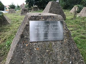 Locally listed anti-tank obstacles in Guildford