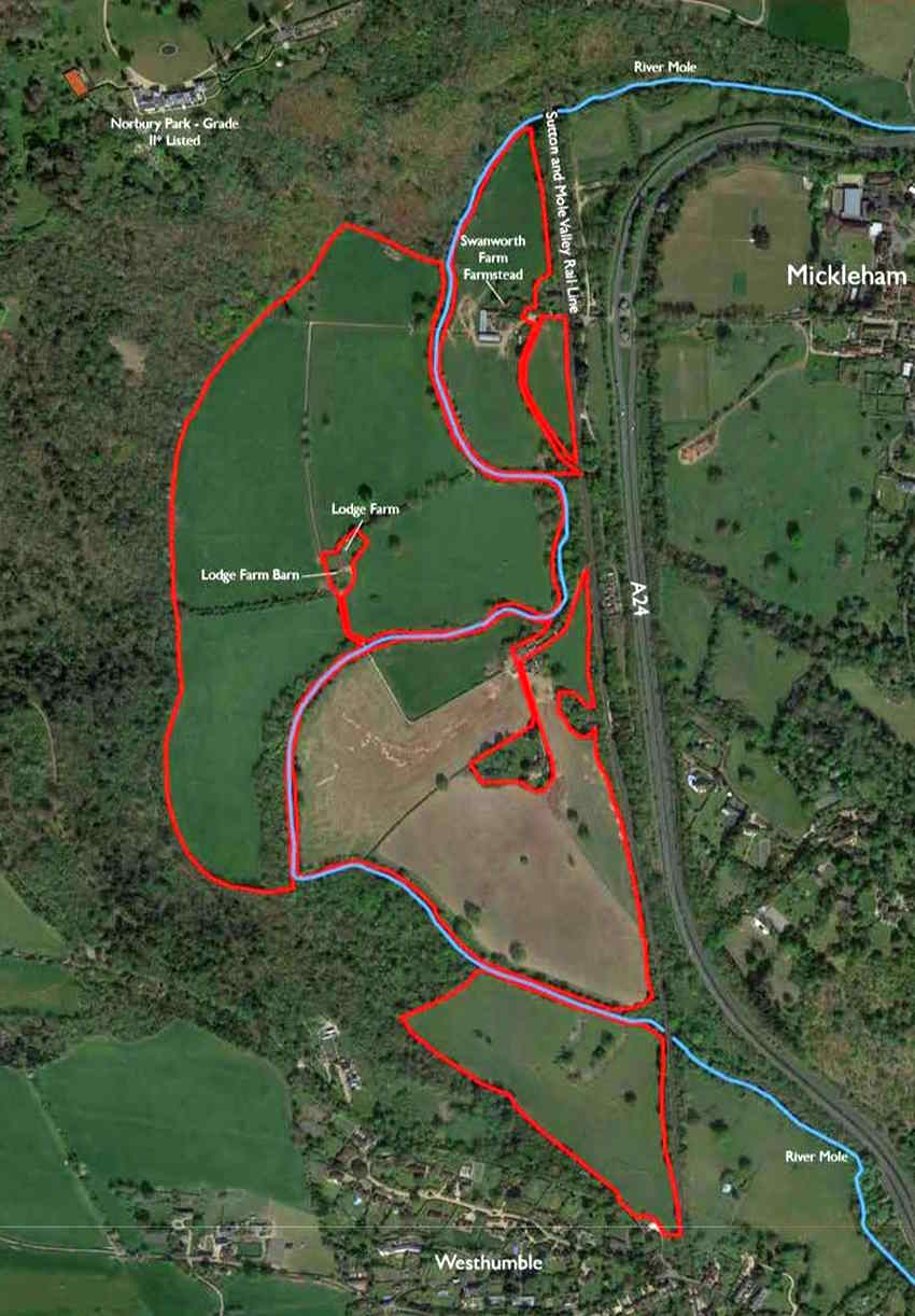 Map of Swanworth Farm