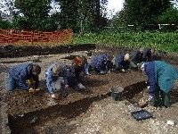 Community Archaeology trench, Hatch Furlong Ewell 2008