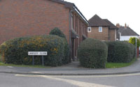 Langley Close, Guildford, on the site of the old football ground