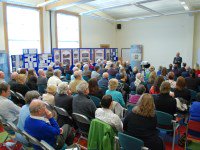 Audience at Surrey History Centre listening to talk