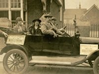 Henry Quartermaine canvassing for votes Woking 1920s 