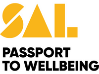 SAL logo with text saying Passport to Wellbeing below