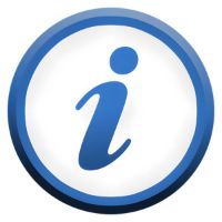 Blue info icon