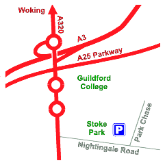 Stoke Park Sensory Garden map