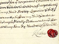 Will of John Lewkenor of West Dean Sussex 1691