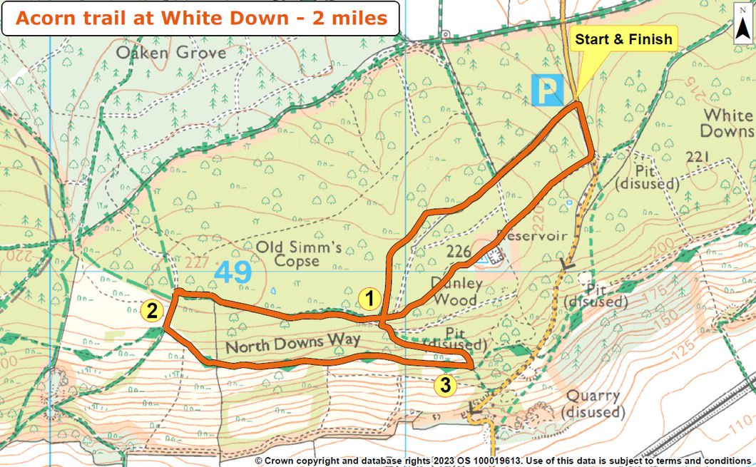 The details of the route are described on this page. Select map to open a larger version that can be saved or printed.