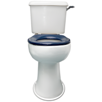 Standard toilet with lid down
