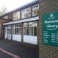 Banstead Library entrance