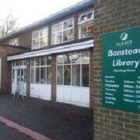 Banstead Library entrance