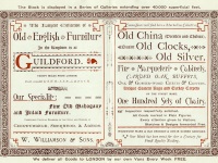 Williamson & Sons trade card, c.1900 (SHC ref. 1469/3/2)