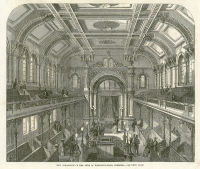 New synagogue of the Jews in Walworth Road, Borough' print (from the 'Illustrated London News', 4 May 1867