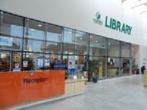 Epsom Library entrance