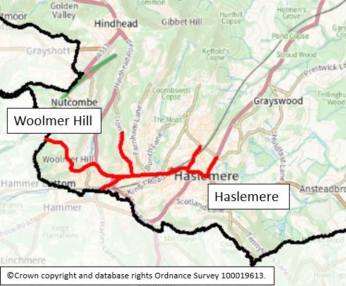 Routes described in the text above