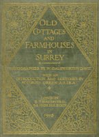 Cover of Old cottages and farmhouses in Surrey